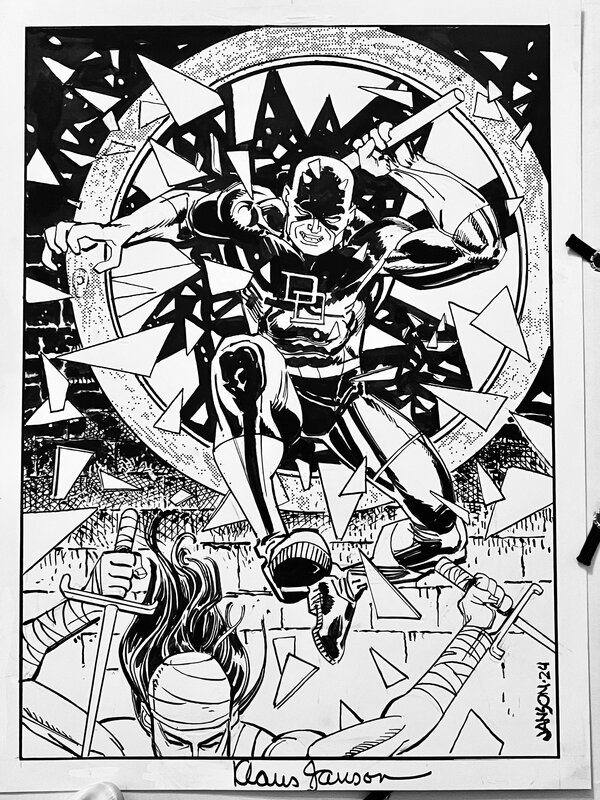 Daredevil by Klaus Janson - Original Illustration