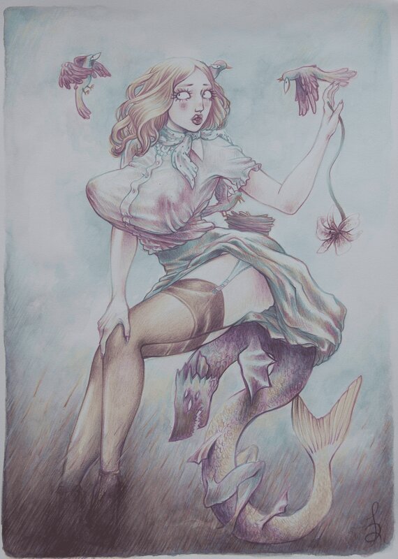 Dessin original de Maud Amoretti - Illustration originale