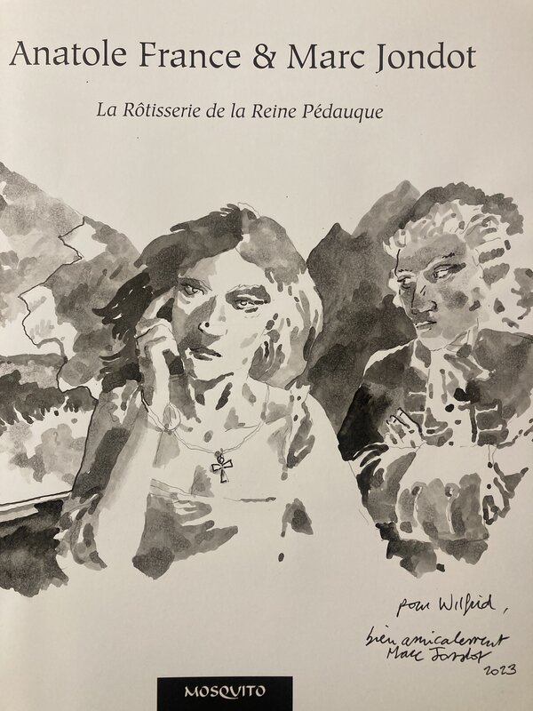 marc jondot, La rôtisserie de la reine Pédauque - Dédicace