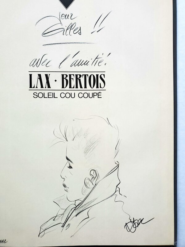 SOLEIL COU COUPE par Lax - Dédicace