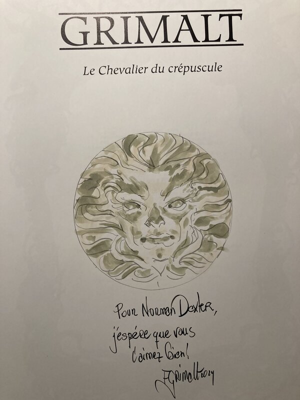 Francesc grimalt, Le chevalier du crépuscule - Dédicace