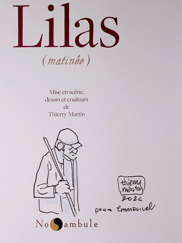 Thierry Martin, Le balayeur des Lilas 2024Nov15 - Dédicace