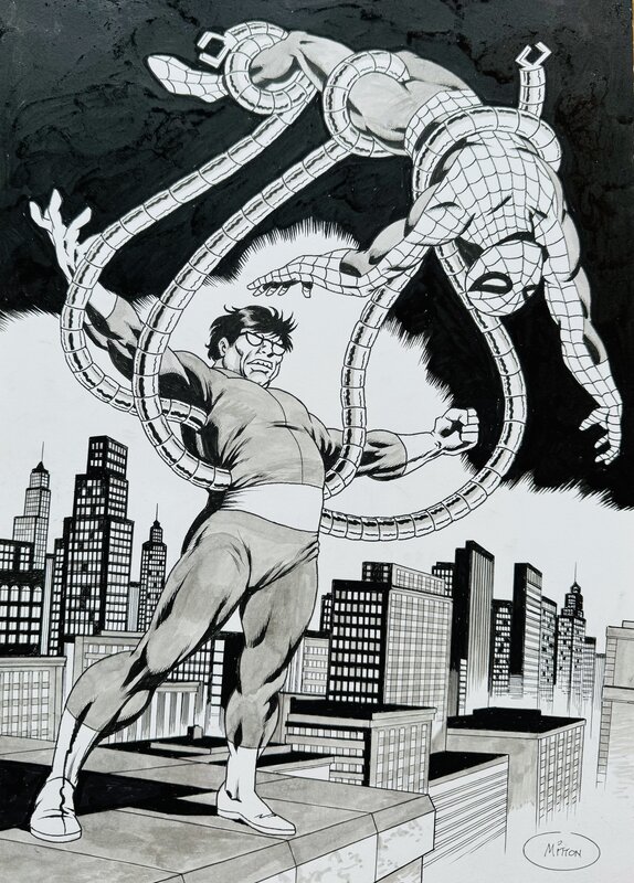 For sale - Spiderman by Mitton - Original Illustration