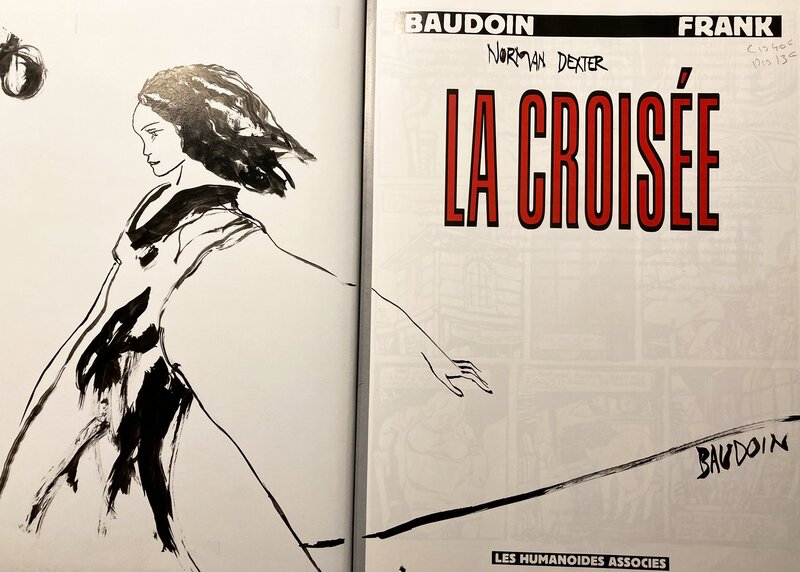 La croisée par Edmond Baudoin - Dédicace