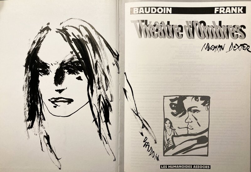 Théatre d'ombres by Edmond Baudoin - Sketch