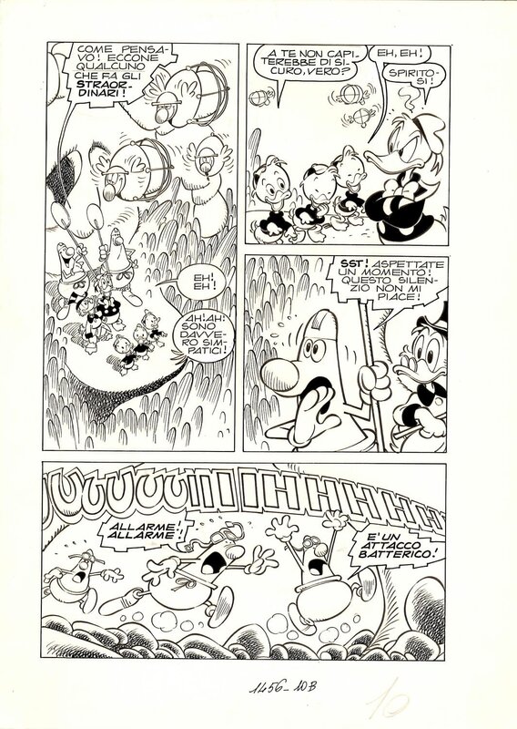 Giorgio Cavazzano Page from Operazione Foglia - Original Illustration
