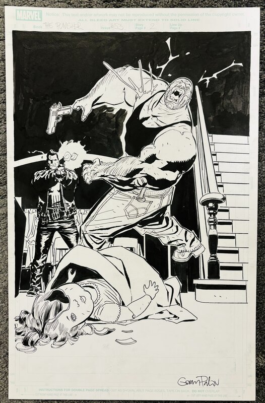 Goran Parlov - Punisher MAX #53 pg2 - Comic Strip