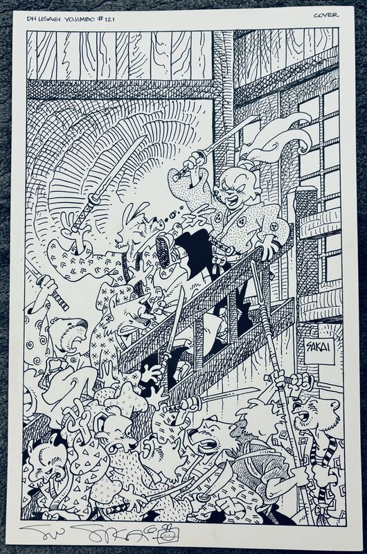 Stan Sakai , Usagi Yojimbo cover nr.121 - Original Cover