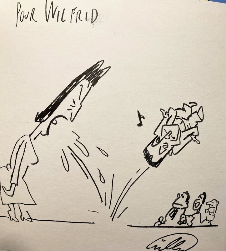 Sarko l'increvable par Willem - Dédicace