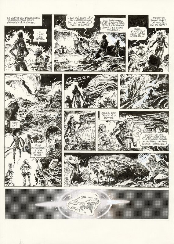 For sale - Planche originale 21 de Valérian, vu par… Pierre Christin et Virginie Augustin. - Comic Strip