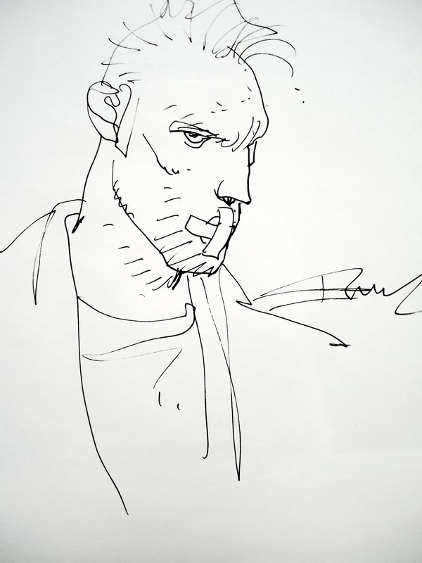 No Comment by Enki Bilal - Sketch