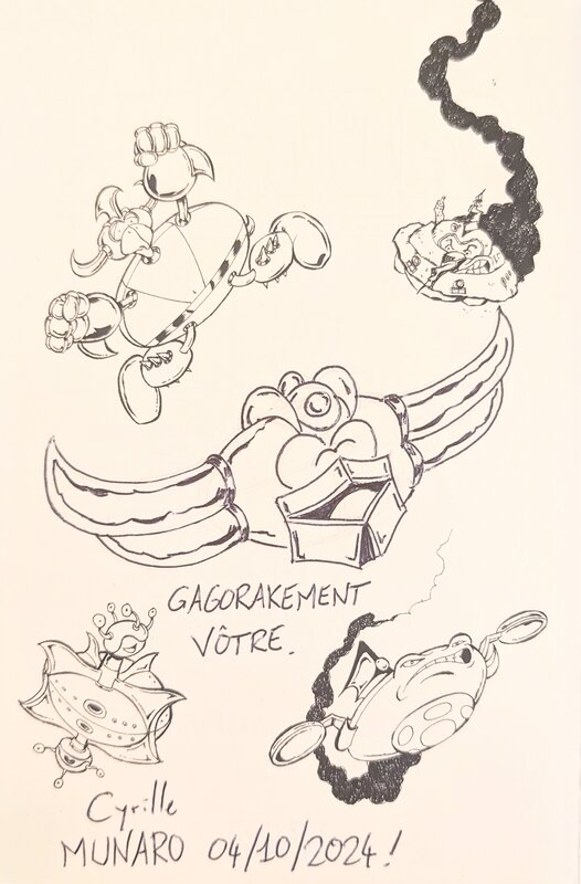 Gagorak 1 par Cyrille Munaro - Dédicace
