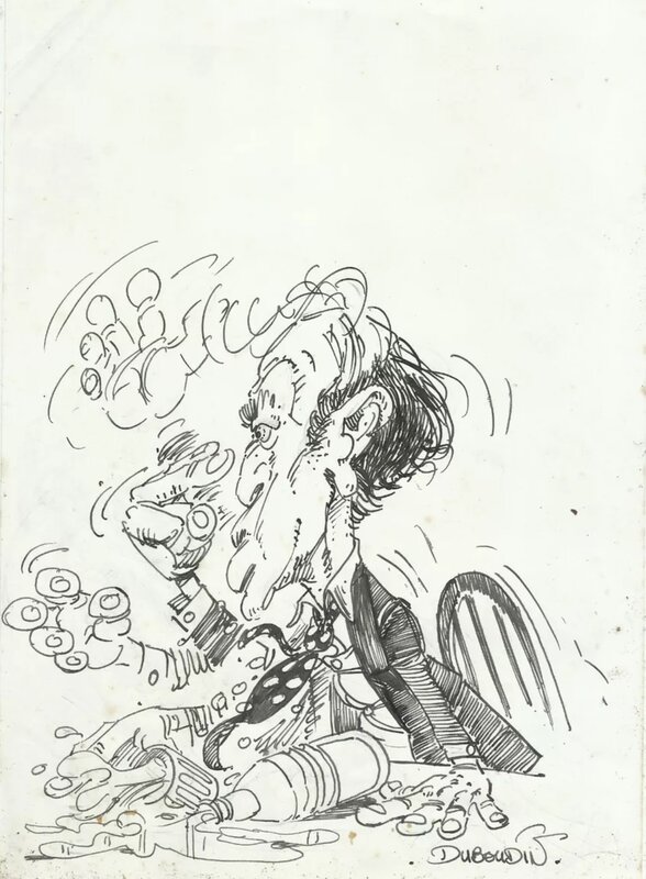 Régis Loisel, Giscard - La France au fond des yeux - Illustration originale