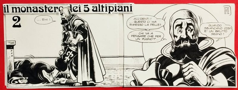 Magnus, I Briganti - Il monastero dei 5 altipiani - Comic Strip