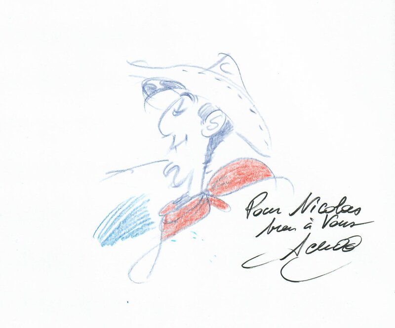 Achdé, Un Cowboy sous pression - Dédicace