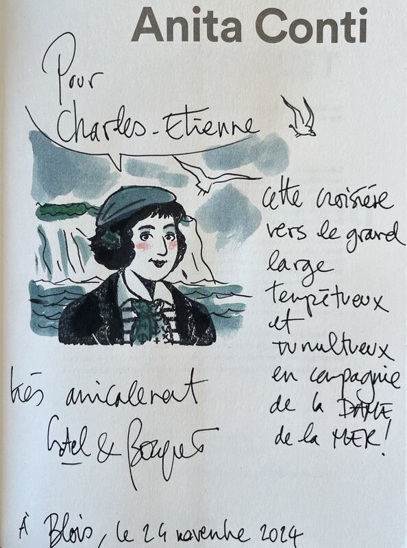 Anita Conti by Catel, José-Louis Bocquet - Sketch