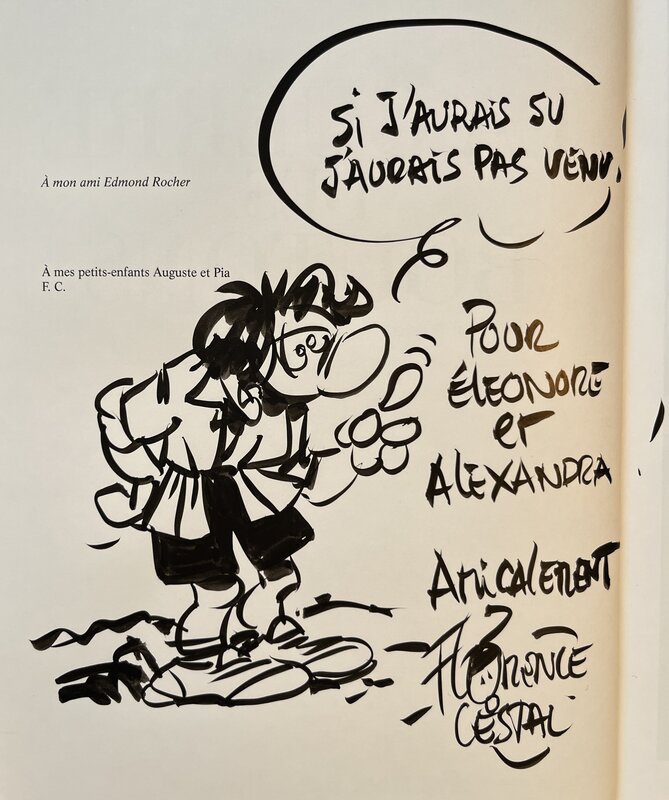 Guerre des boutons par Florence Cestac - Dédicace