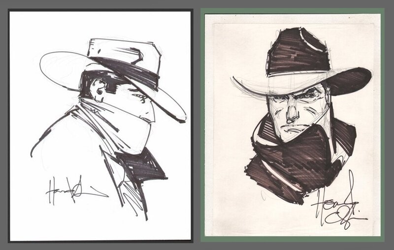 The SHADOW by Howard Chaykin - Sketch