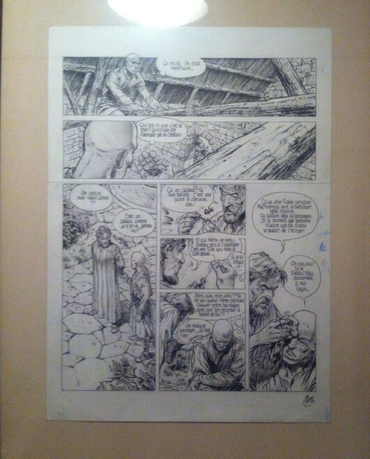 Delaby, Etoile Polaire tome 3 ,planche 22 - Planche originale