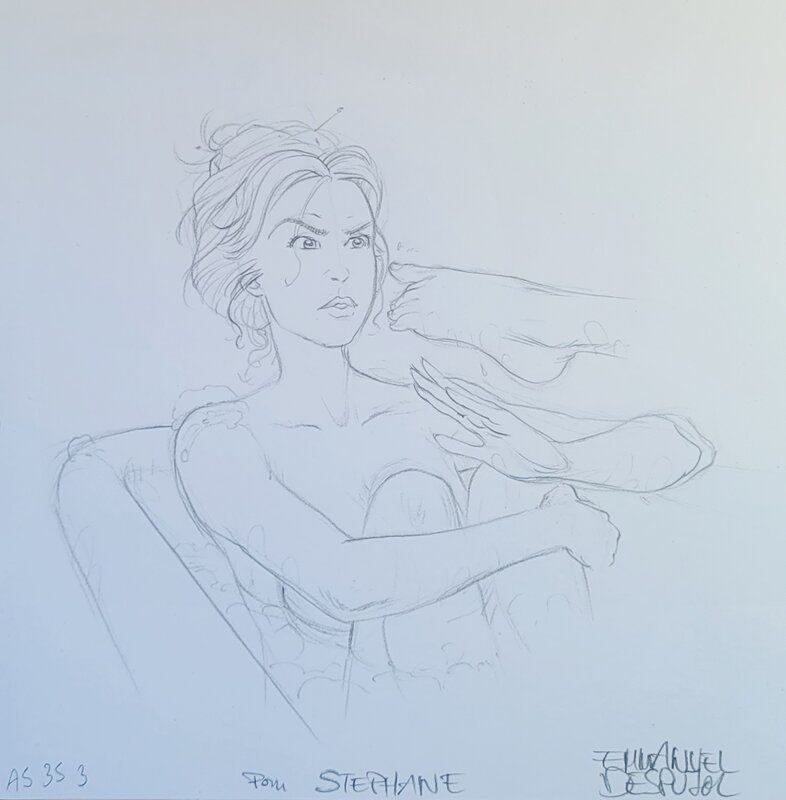 Aspic - Flora by Emmanuel Despujol - Original art