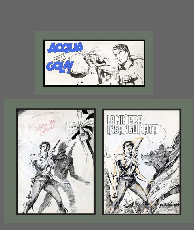 ZAGOR par Fergal, Gallieno FERRI - Couverture originale