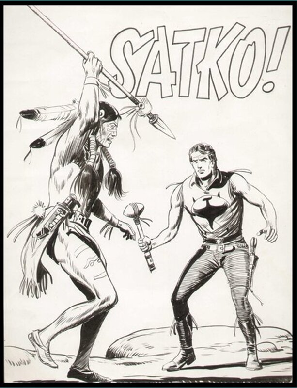 ZAGOR par Fergal, Gallieno FERRI - Couverture originale