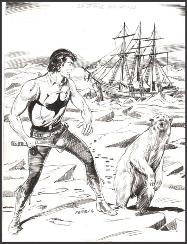 ZAGOR by Fergal, Gallieno FERRI - Original Cover