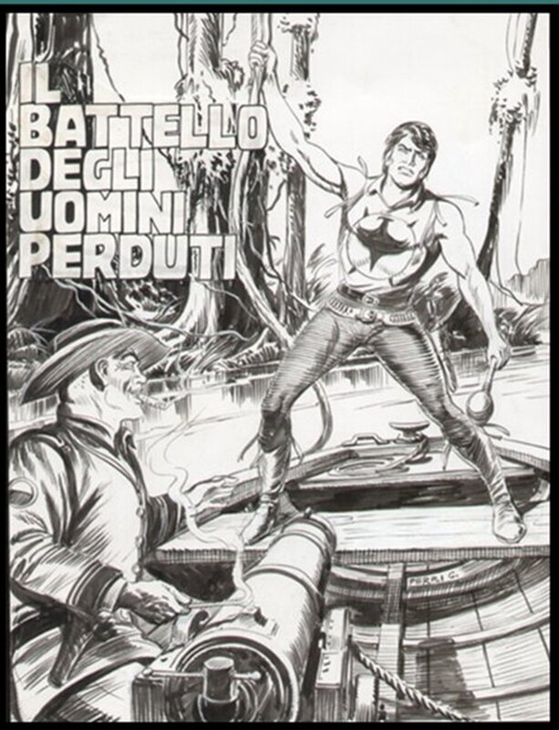 ZAGOR by Fergal, Gallieno FERRI - Original Cover