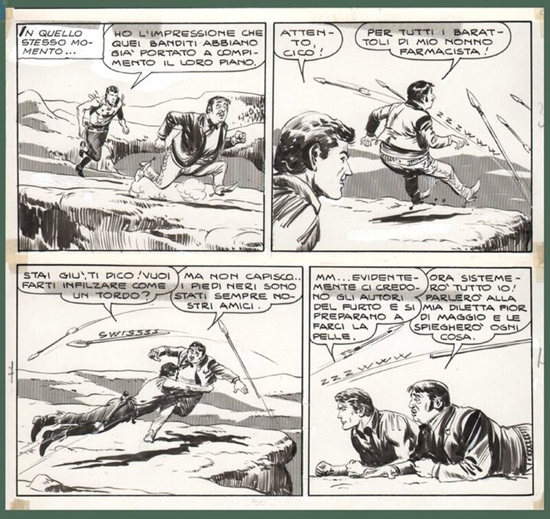 ZAGOR by Fergal, Gallieno FERRI - Comic Strip