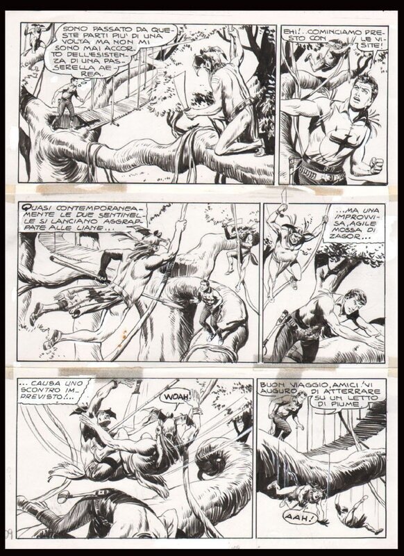 Zagor by Gallieno FERRI, Fergal - Comic Strip