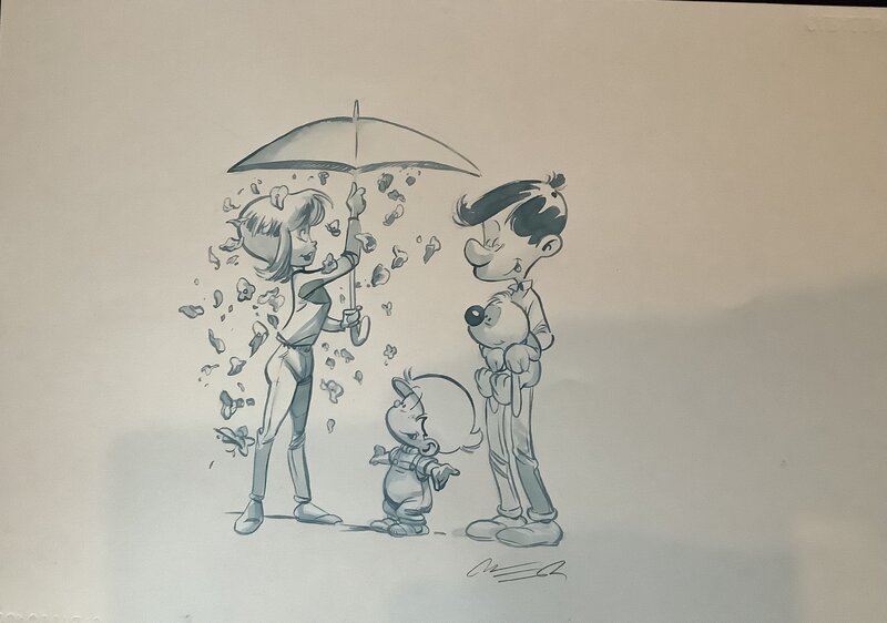 Boule et bill par Jose Luis Munuera - Illustration originale