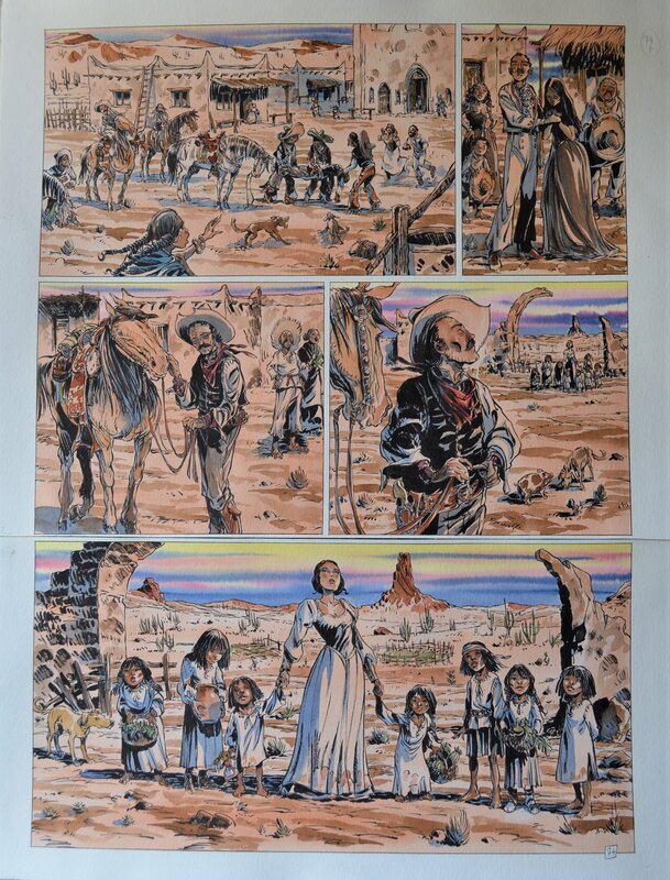 Ghost Kid par Tiburce Oger - Planche originale