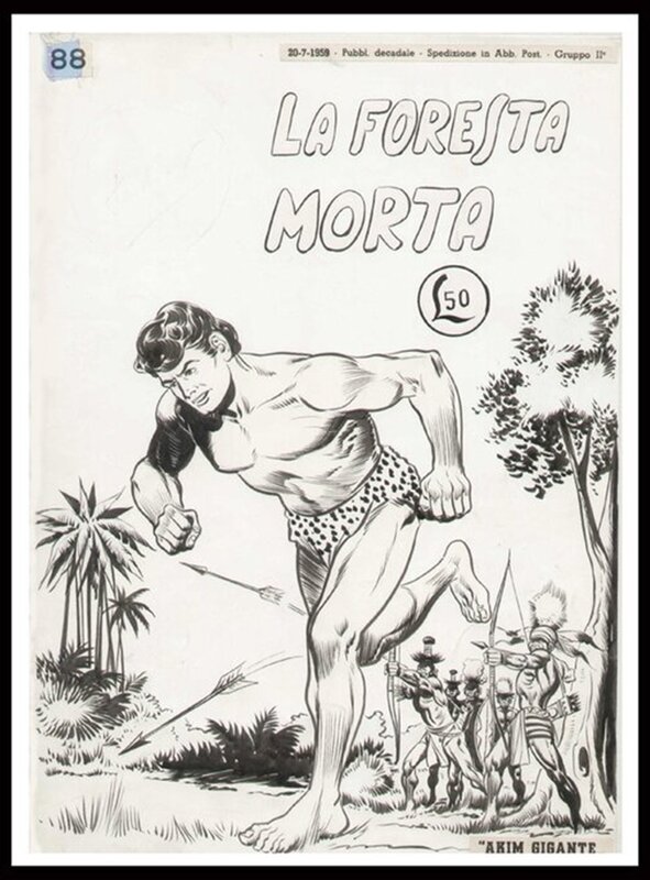 AKIM par Augusto Pedrazza - Couverture originale