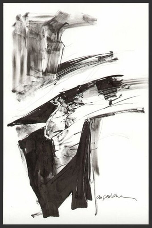 The SHADOW by Bill Sienkiewicz - Sketch