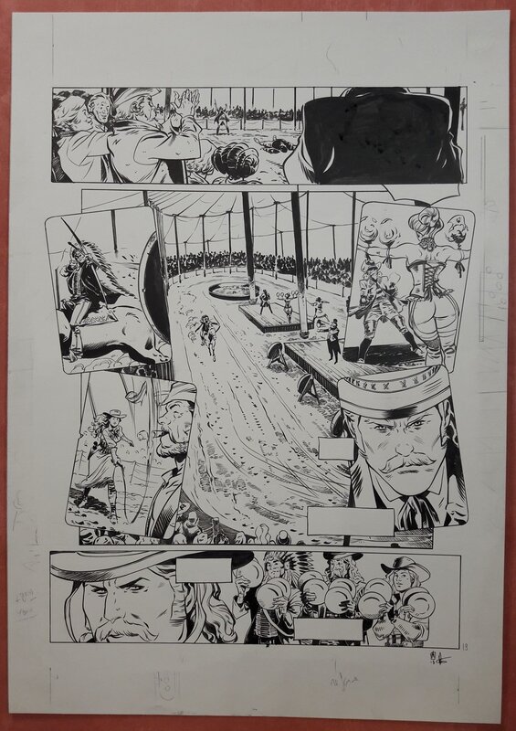 Dimitri Armand, Texas Jack - Planche 19 - Comic Strip