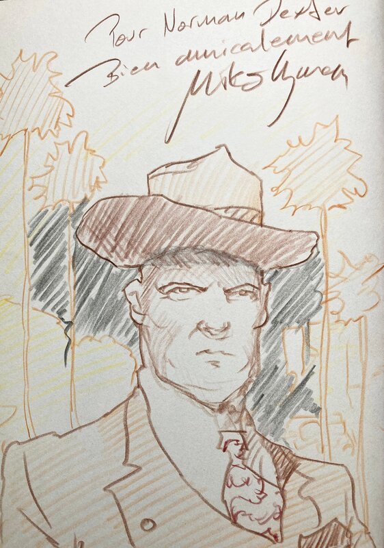 Le Dalhia noir by Miles Hyman - Sketch