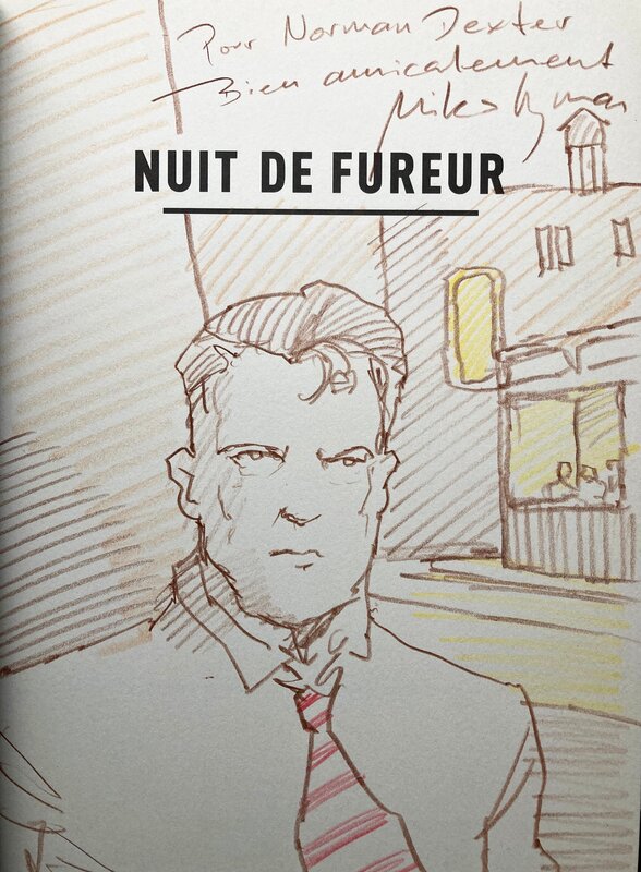 Nuit de fureur par Miles Hyman - Dédicace