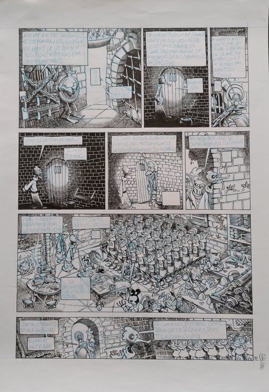 Nicolas Kéramidas, Planche originale donjon monster 12 - Planche originale