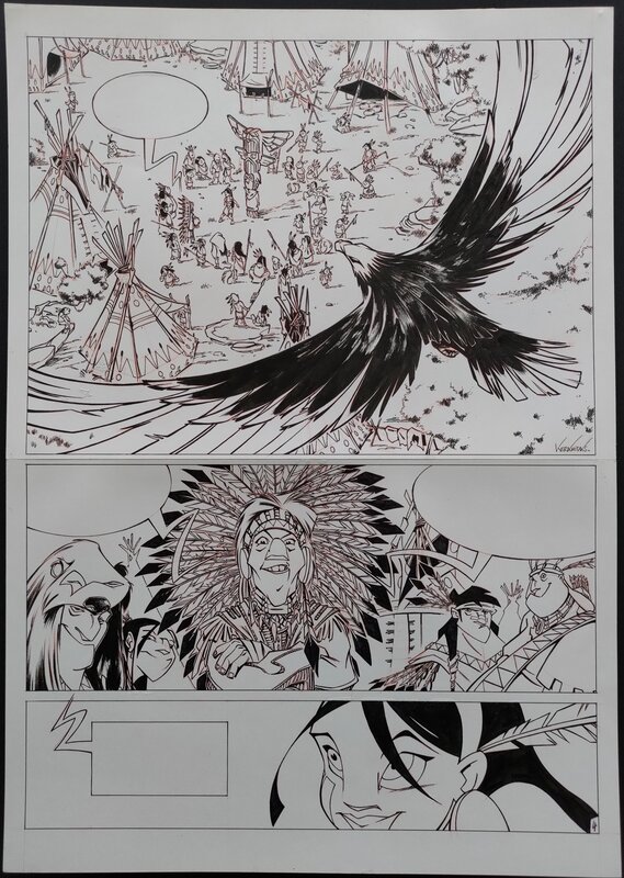 Nicolas Kéramidas, Planche originale Luuna tome 1 - Planche originale