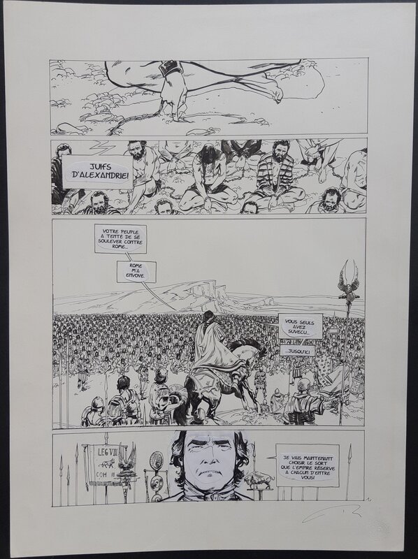 Robin Recht, Le troisième testament - Julius - T1 planche 1 - Comic Strip