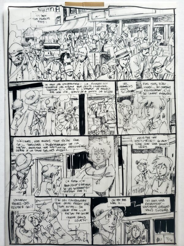 Xavier Fourquemin, REVOLUTIONNAIRES !   T2 LE GRAND DESORDRE DE L'AN I - Original art
