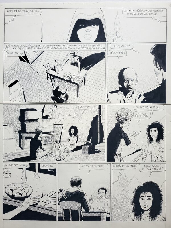 Renaud, LES ENFANTS DE LA SALAMANDRE - Planche originale