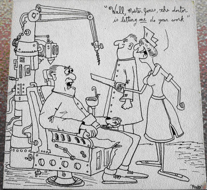 Dentiste by Rocky - Original Illustration