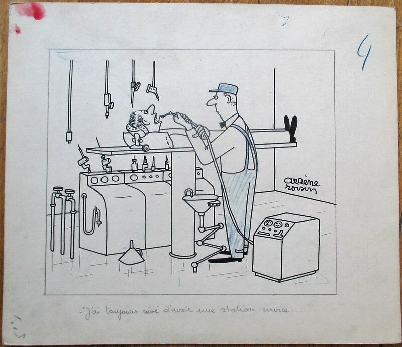 Dentiste par Arsène Roisin - Illustration originale