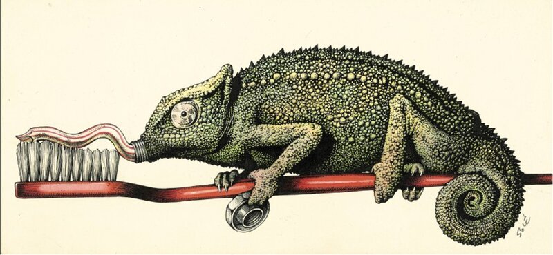 Dentiste by Jean Solé - Original Illustration