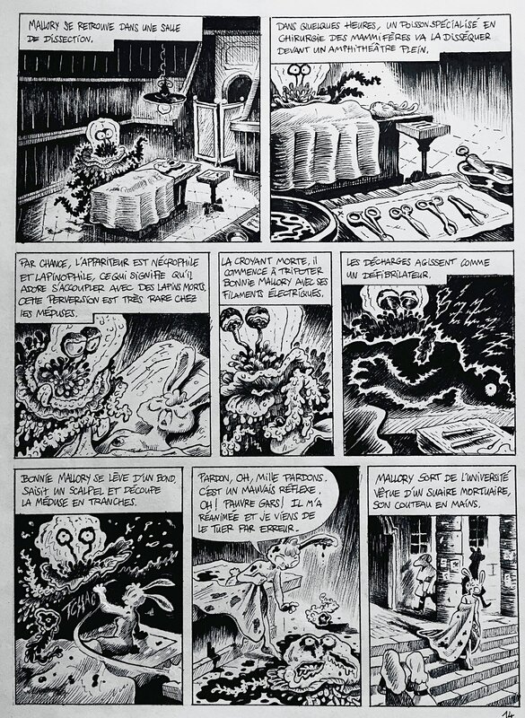 Quignon, Donjon Monsters#14, La bière supérieure, planche n°14, 2021. - Planche originale