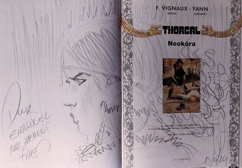 Frédéric Vignaux, Thorgal tome 39 2024Oct13 - Sketch