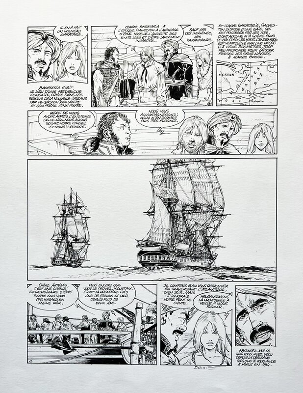 Franck Bonnet, Marc Bourgne, Pirates de Barataria (tome 10 - planche 12) - Comic Strip