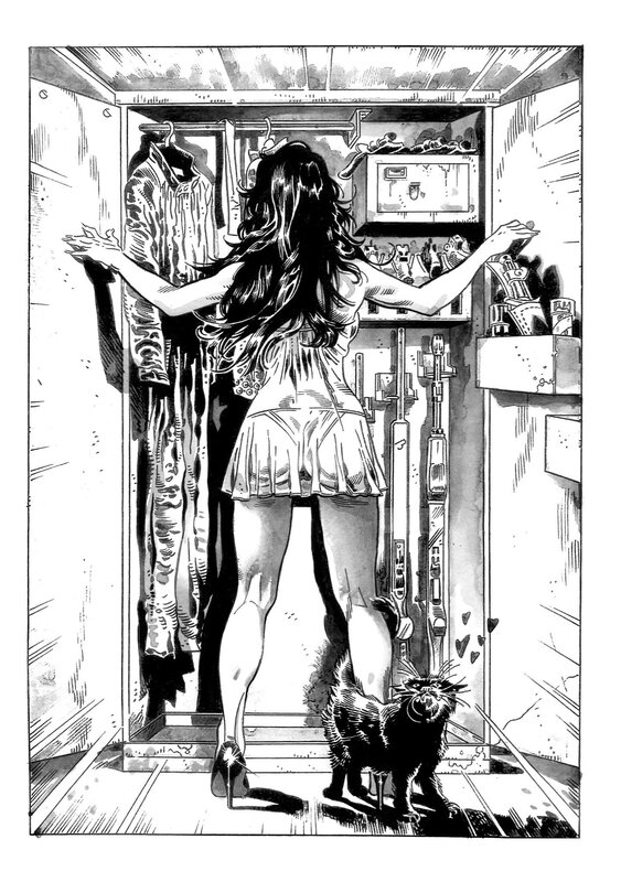 Dressing par Andrea Bulgarelli - Planche originale