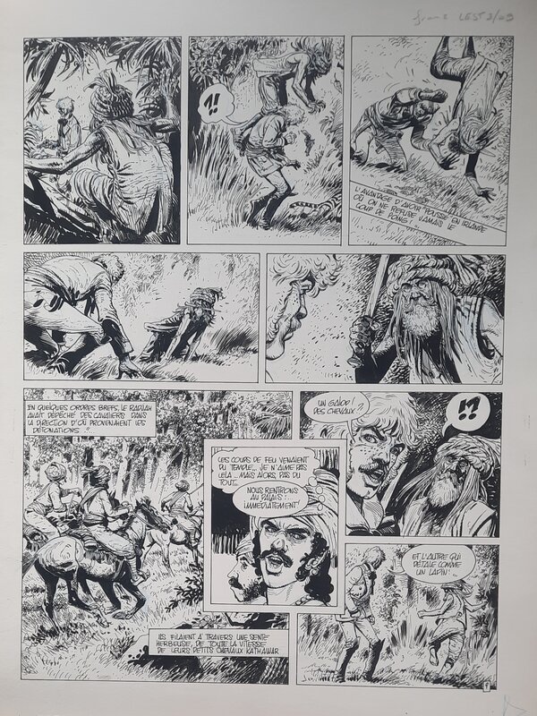 Franz, Une hongroise au Penjab - Planche originale